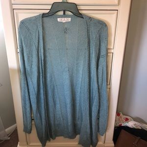 Light blue cardigan